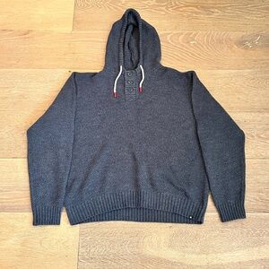 Union SEA//WA Navy Blue Knit Hoodie